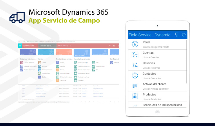 Configuración de app para dispositivos móviles en Dynamics 365 Servicio de Campo